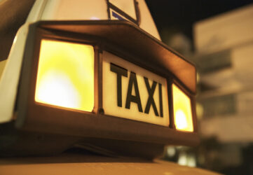 Self driving taxi accidents